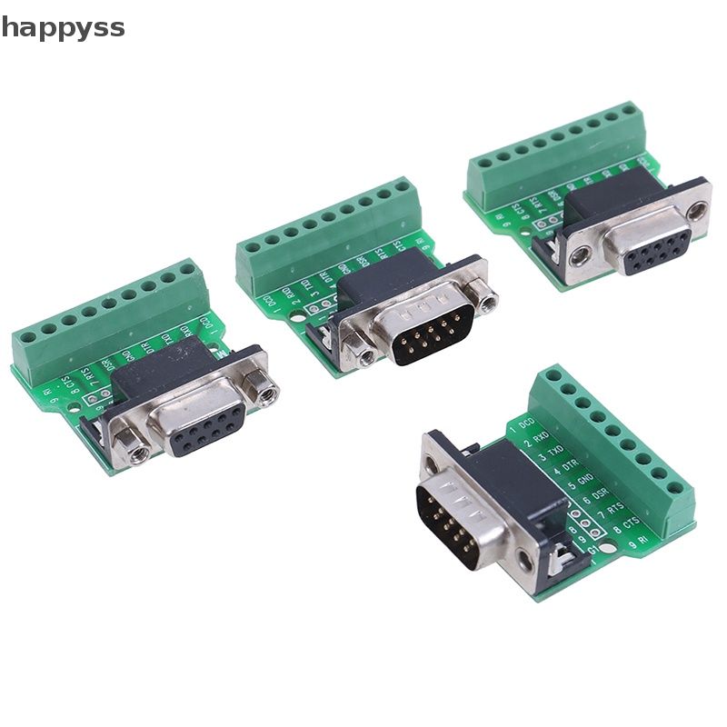 Happyss D Sub Pin Solderless Connectors Db Rs Serial To Terminal