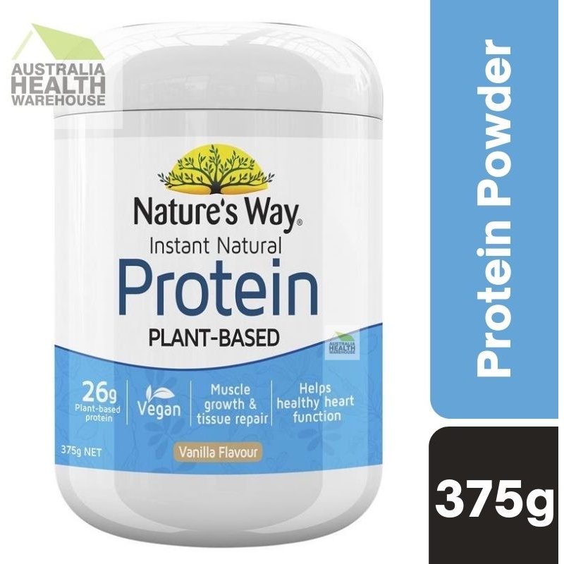 Nature S Way Instant Natural Protein Plant Based Powder Vanilla Flavour