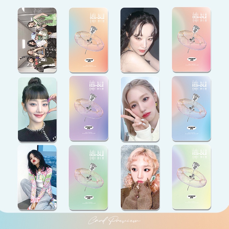 6pcs Set G I DLE Exquisite Photocards YUQI SHUHUA MIYEON MINNIE SOYEON