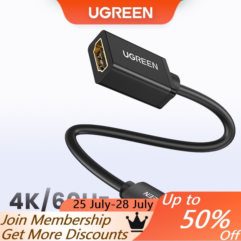 Ugreen Micro Hdmi Adapter High Speed Micro Hdmi Male To Hdmi Female Hd