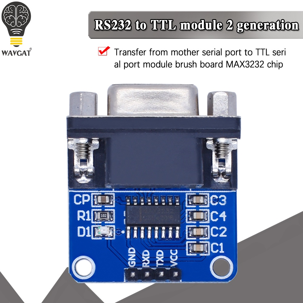 Max Rs To Ttl Serial Port Converter Module Db Connector Max