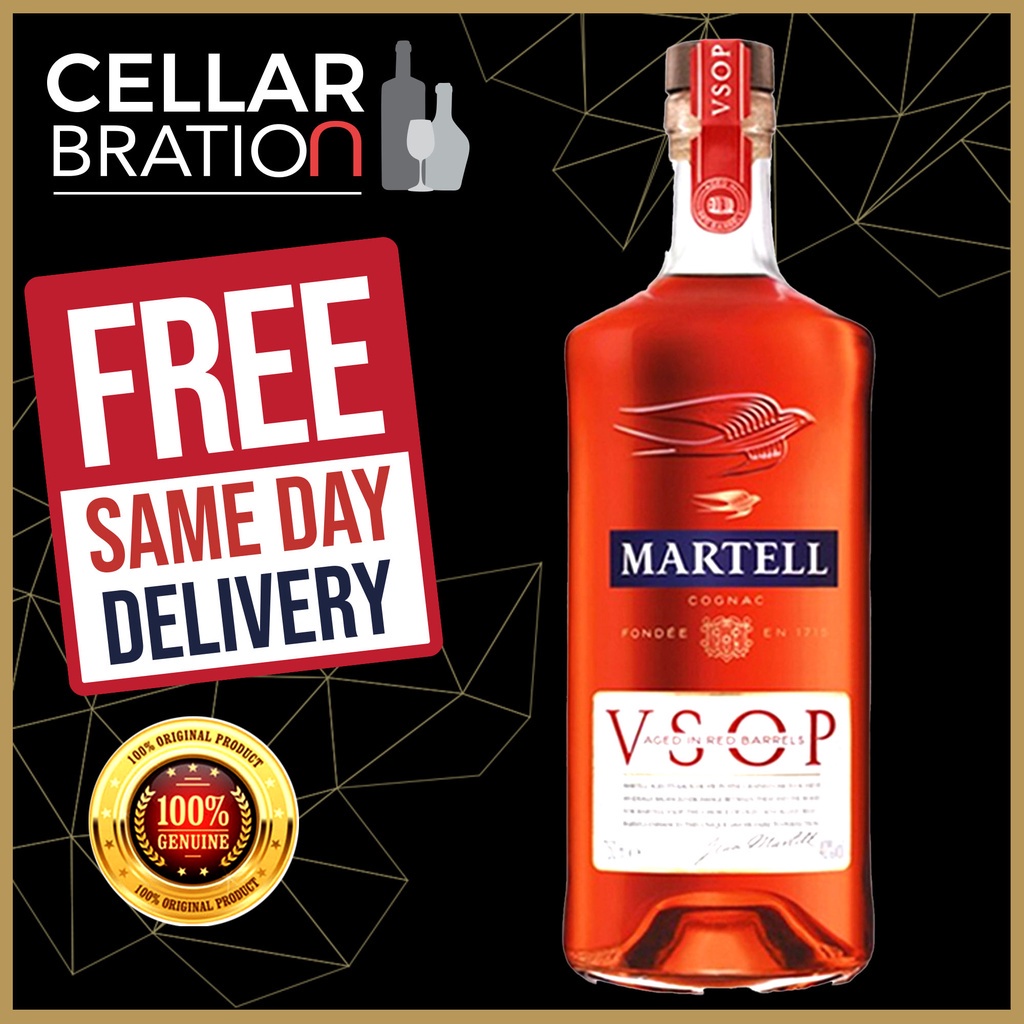 SAME DAY DELIVERY Martell VSOP Red Barrel Cognac 700ml Shopee Singapore