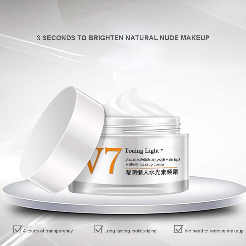 Moisturizing Tone Up Cream V7 Deep Hydration Waterlight Makeup Korean