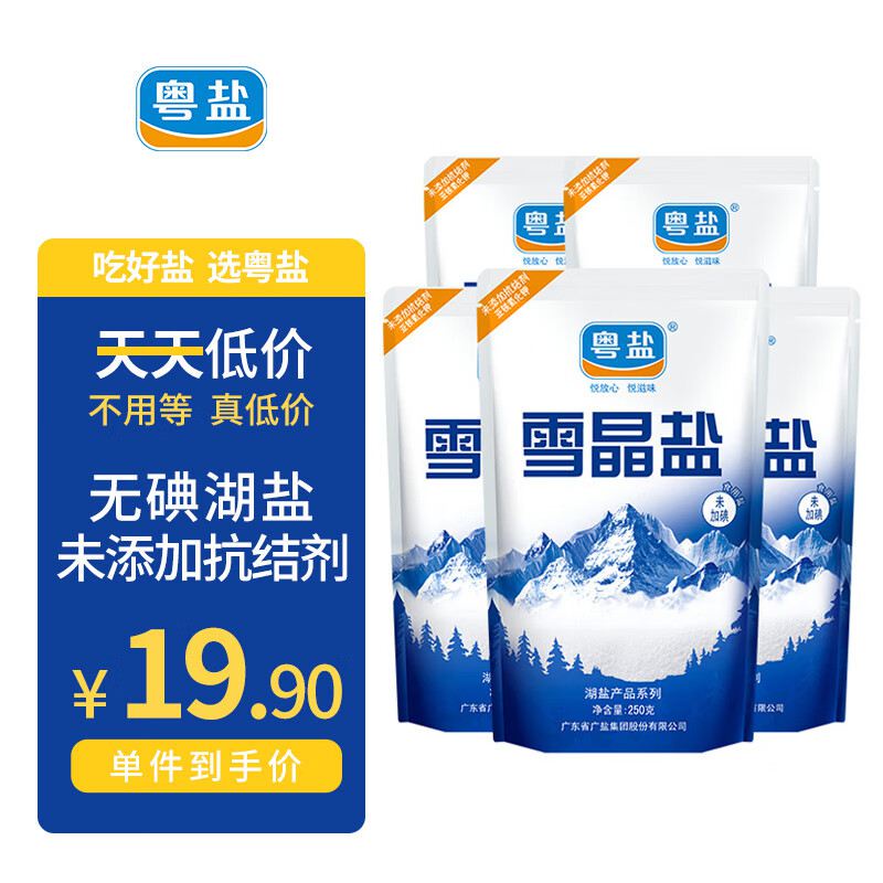 Cantonese Salt Non Iodized Salt Uniodized Snow Crystal Salt G Bag