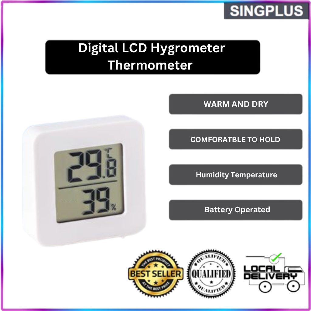 Mini Lcd Digital Thermometer Hygrometer Indoor Room Electronic