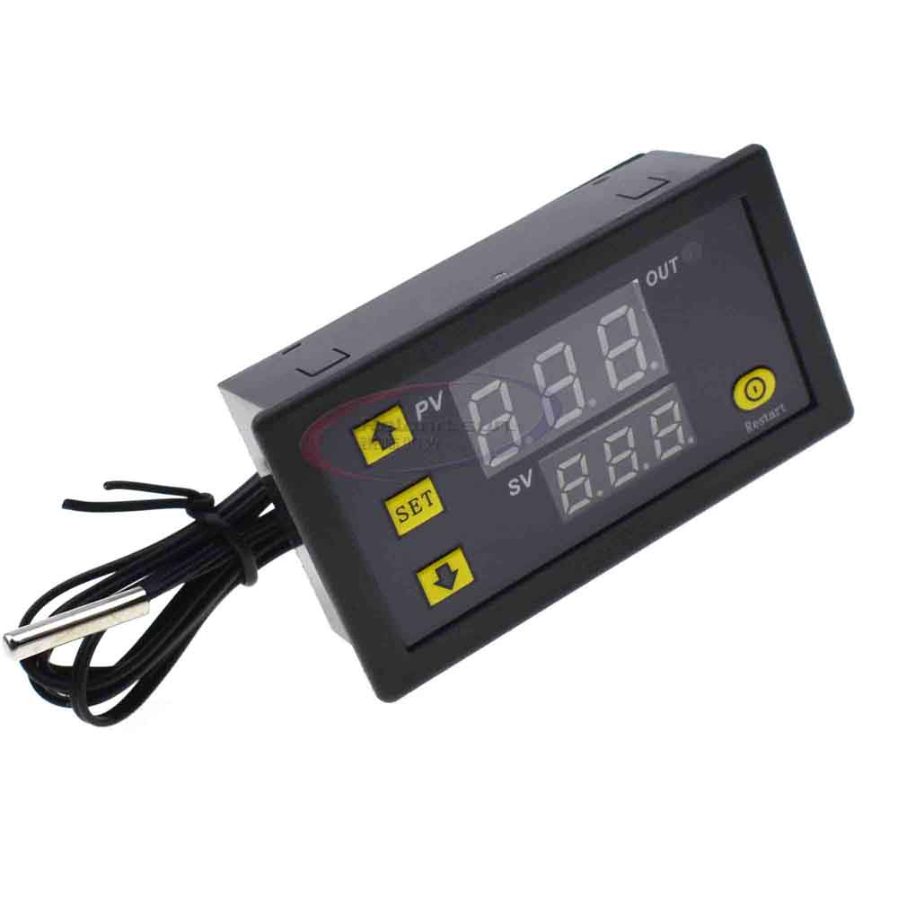 W3230 12V 24V AC110 220V Probe Line 22A Digital Temperature Control LED