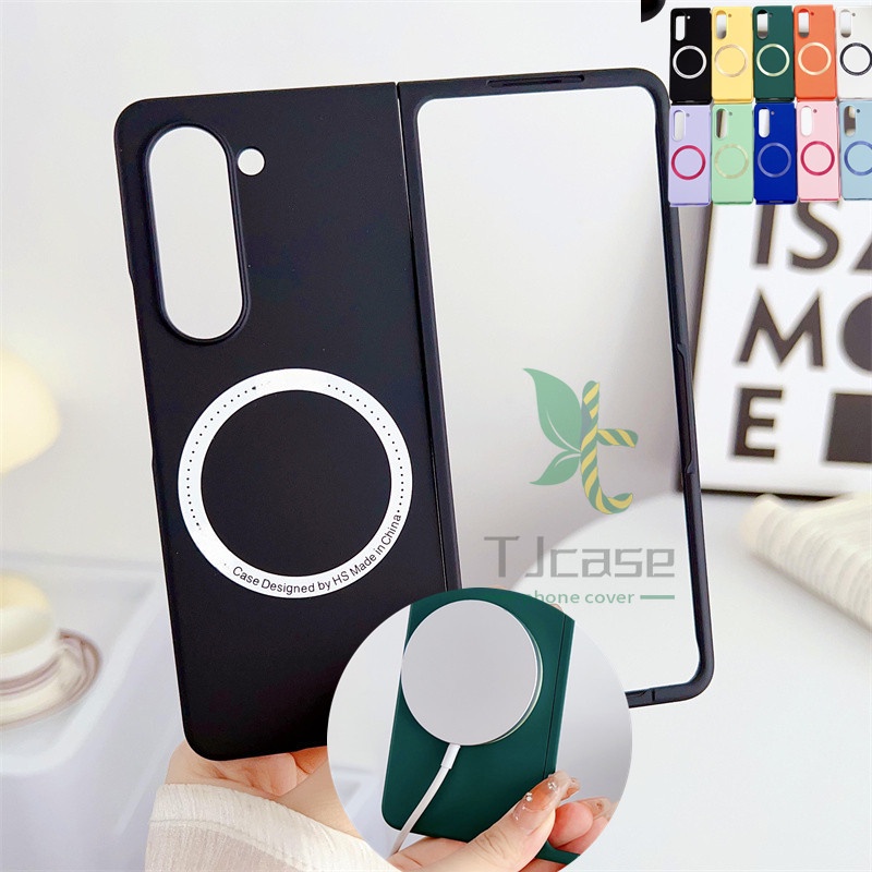 Slim Magnetic Wireless Charging Fold Case Cover Samsung Galaxy Z Fold