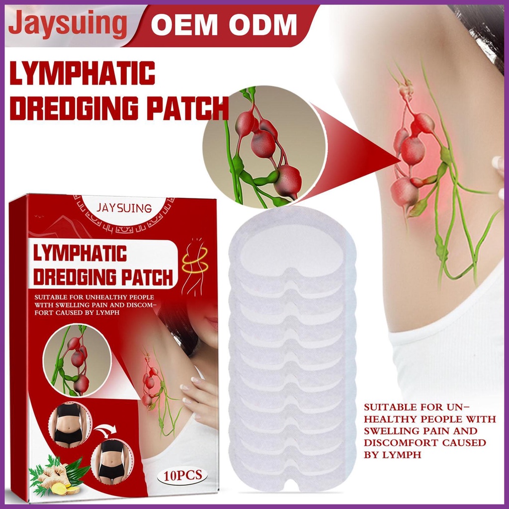 10pcs Neck Lymphatic Detox Sticker Lymph Nodes Patch Breast Lymphatic