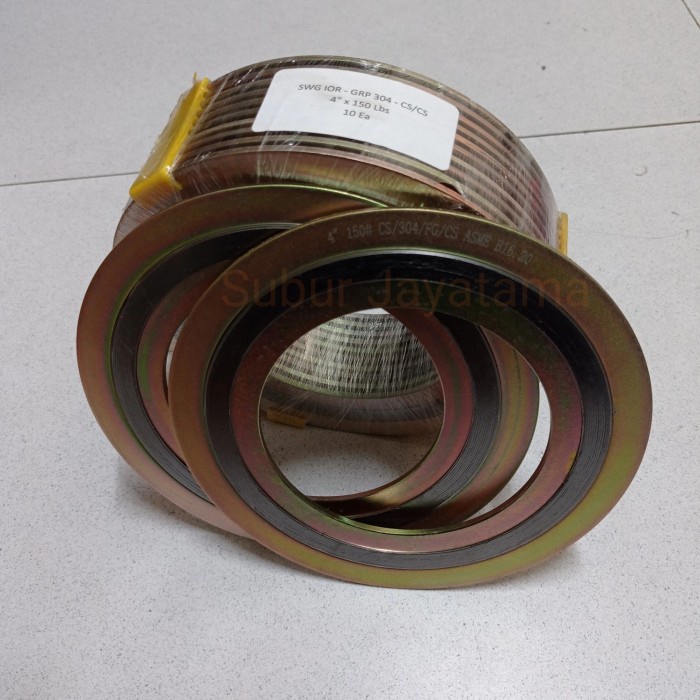 Spiral Wound Gasket SWG Ansi 150 Lb Carbon Steel CS 1 2 Inchi Shopee