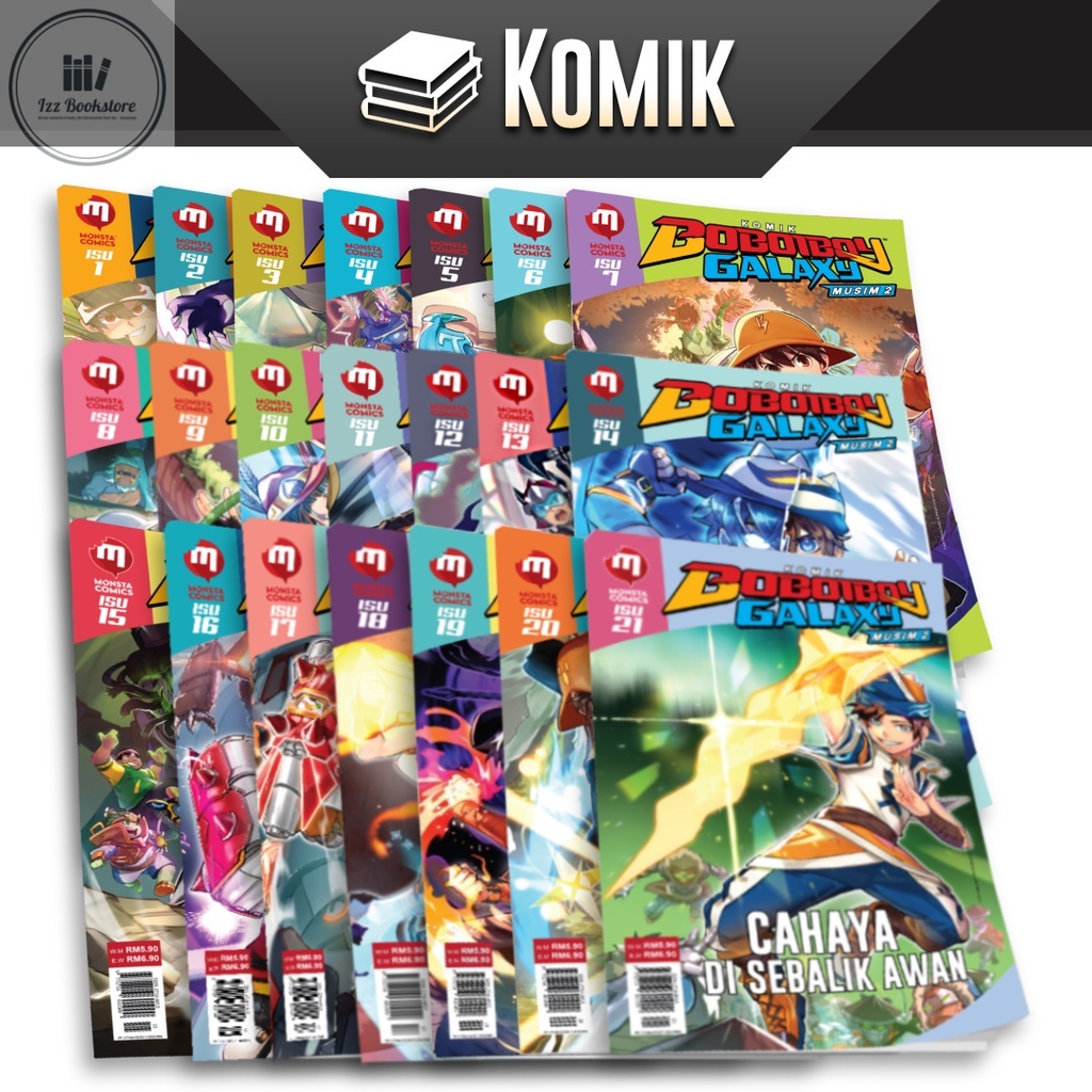 KK ANIMONSTA STUDIOS Monsta Comic Komik BoBoiBoy Galaxy Musim 2 Isu