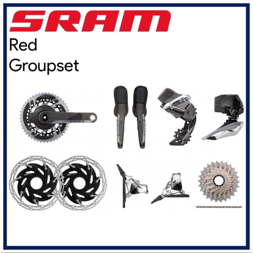 SRAM Red ETap AXS Disc Brake Upgrade Kit Groupset W Powermeter