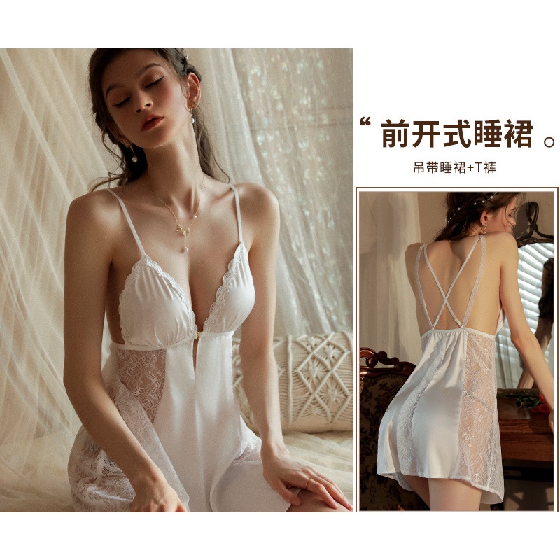 Sexy Nightdress Sexy Lingerie Temptation Sexy Sling Lace Pajamas