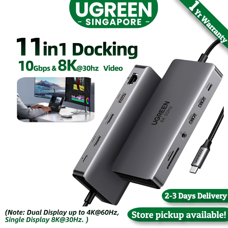 UGREEN Revodok Pro 11 In 1 USB C Hub Dual Display Docking Station With