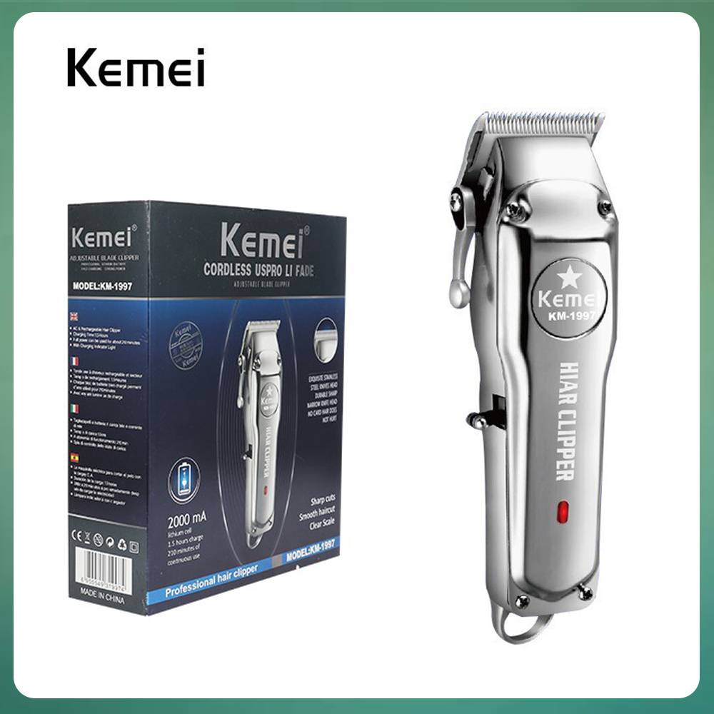 Kemei Km Rechargeable Hair Clipper Professional Electric Hair