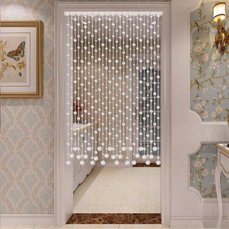 Bead Curtain Crystal Partition Curtain Feng Shui Curtain Crystal Door