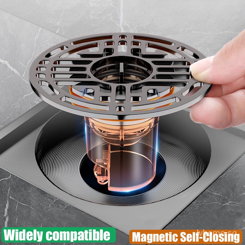 Floor Drain Core Sewer Bathroom Cover Shower Deodorant Insect Proof