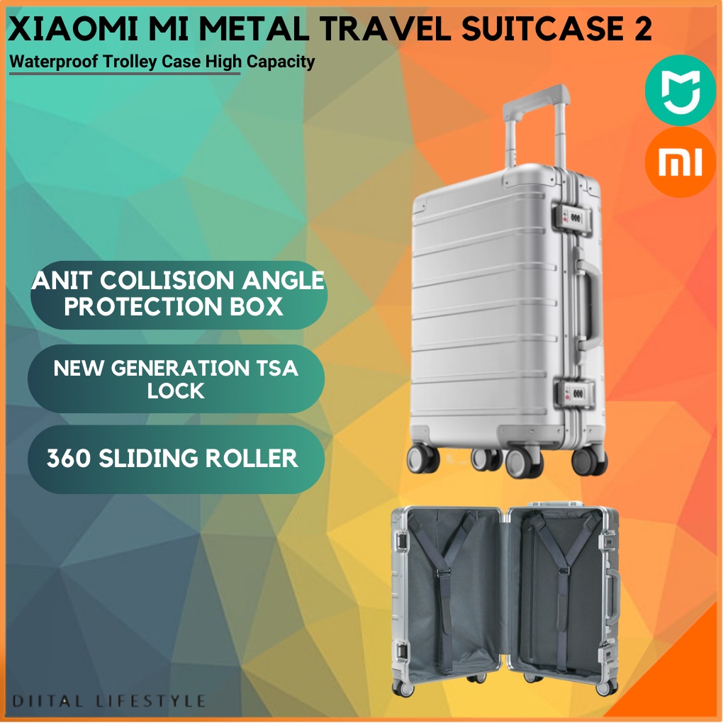 New Xiaomi All Aluminum Magnesium Alloy Trolley Case Universal Wheel