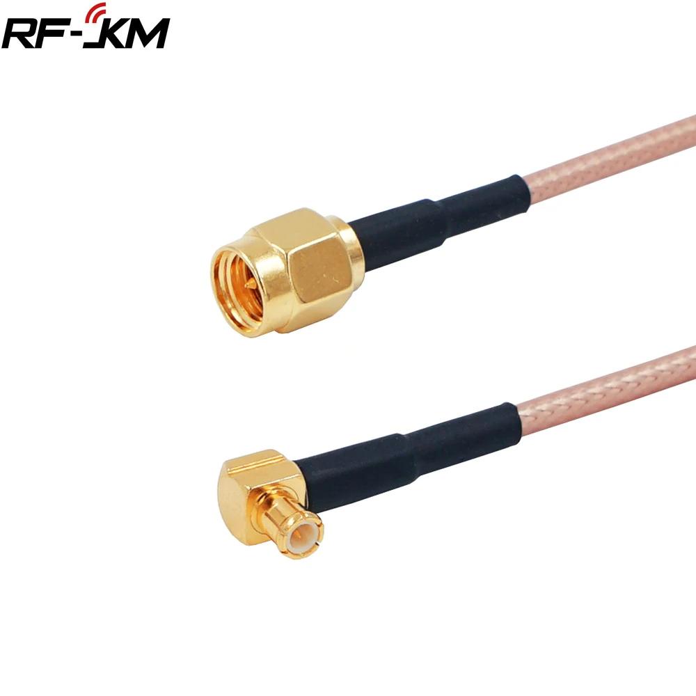 RF Coaxial Connector SMA Male Plug To MCX Male Right Angle RF Pigtail