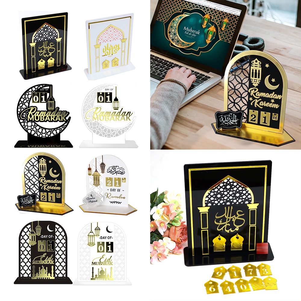 Selamat Hari Raya Acrylic Ramadan Countdown Calendar Gifts Day Of