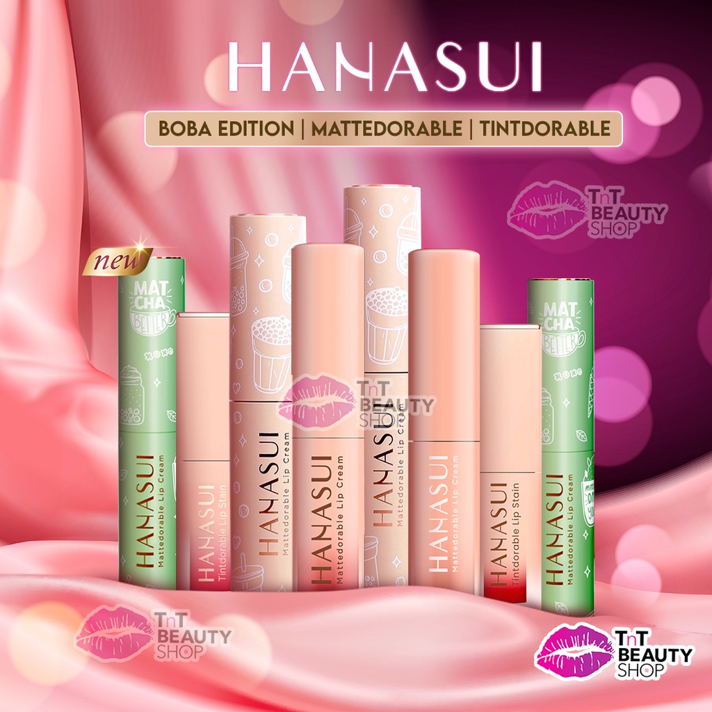 Hanasui Mattedorable Lip Cream Matte Dorable Lipcream Lipstick Liquid