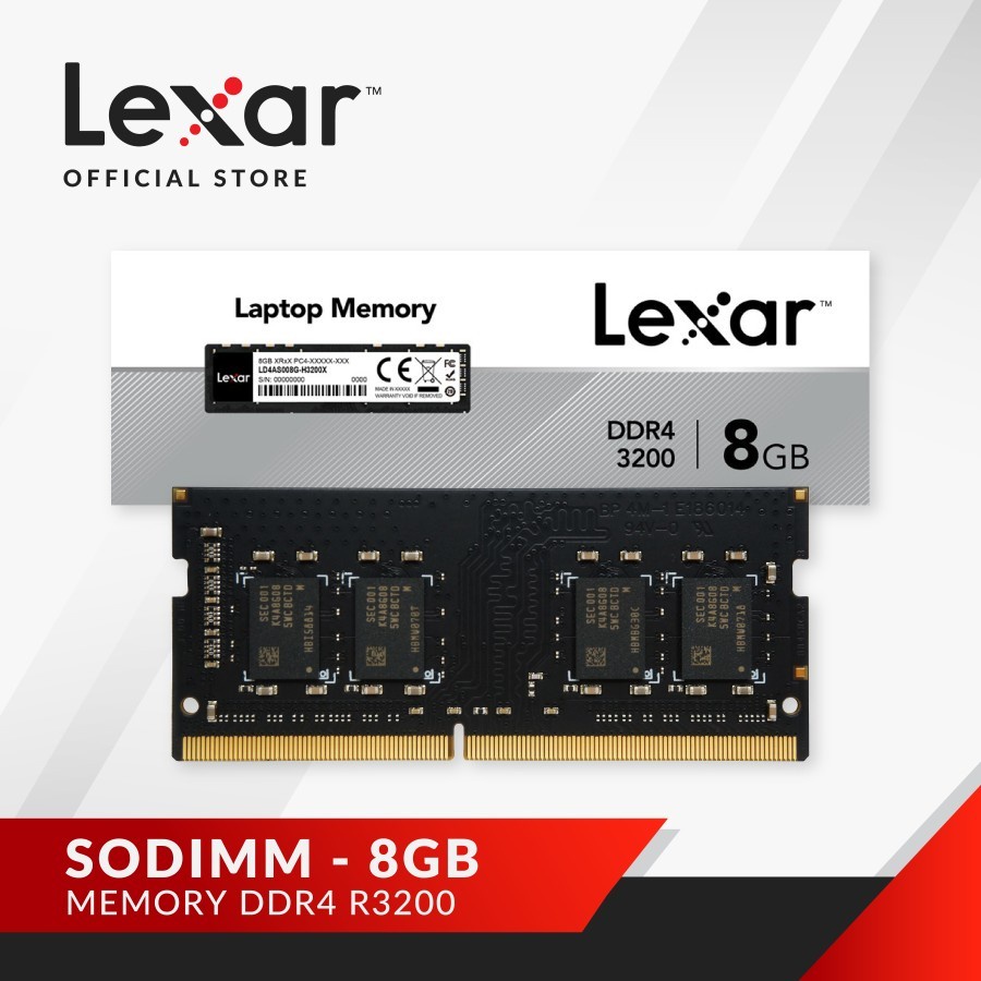 Lexar DDR4 8GB Memory Sodimm DDR4 3200 Notebook Laptop RAM