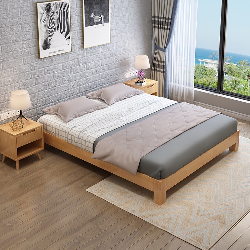 Sg Sales Tatami Bed Double Bed Bedframe Wooden Bed Queen King Bed