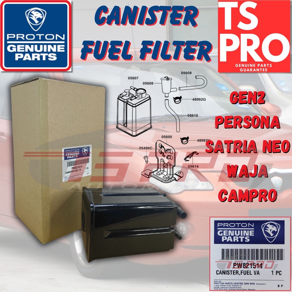 Proton Gen Persona Satria Neo Waja Campro Canister Fuel Filter