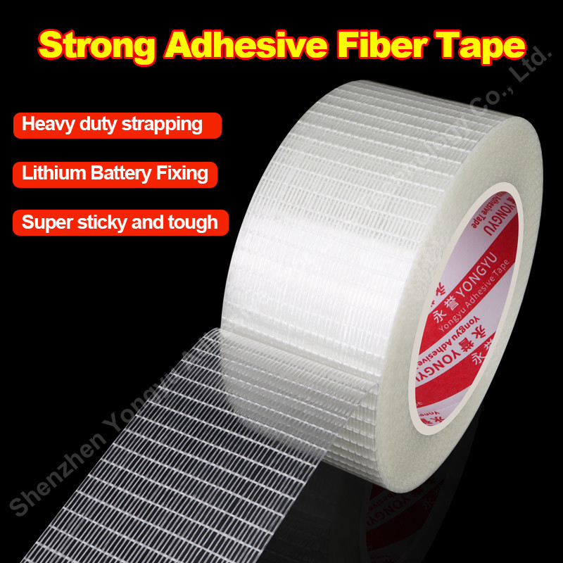 High Sticky Reinforced Self Adhesive Fiber Tape High Viscosity