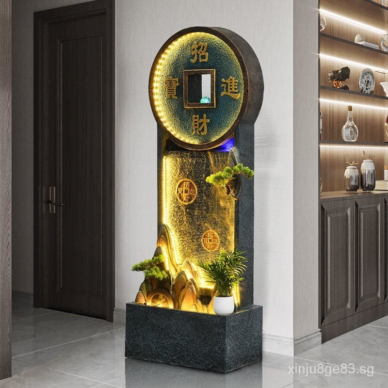 Amass Fortunes Artificial Mountain And Fountain Decoration Living Room