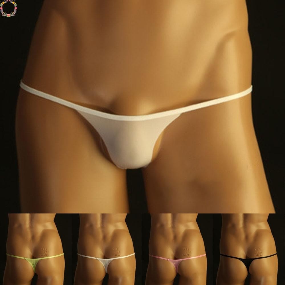 Men S Lowrise Micro Bikini G String Briefs Featuring Tempting See