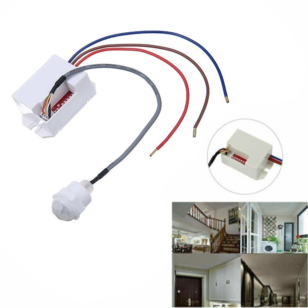 Mini Recessed Pir Ceiling Occupancy Motion Sensor Detector Light