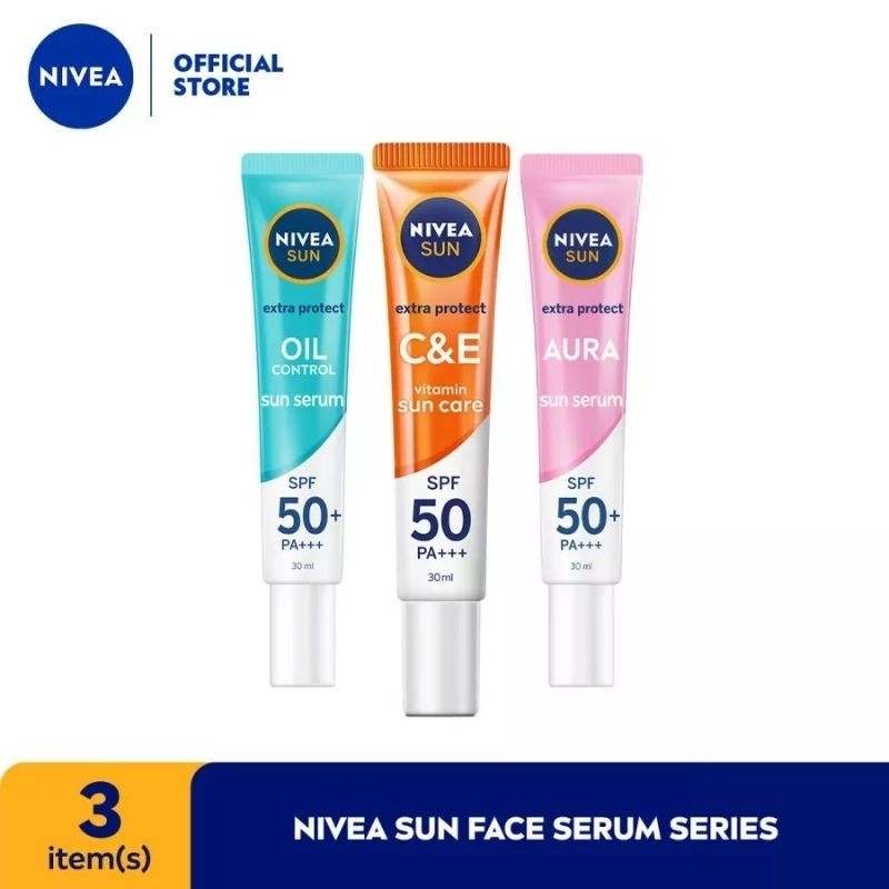 Nivea Sunscreen Nivea Sun Face Serum Instant Aura Spf Nivea Sun