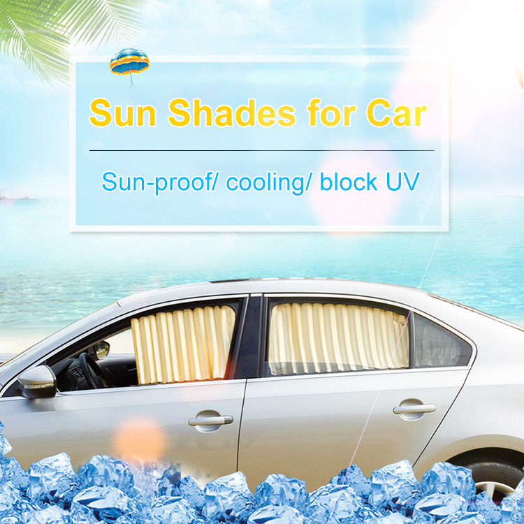 Automatic Retractable Sun Protection Car Curtain Insulation Sunshade