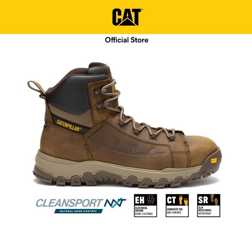 Caterpillar Men S Threshold Rebound Waterproof Composite Toe Work Boot