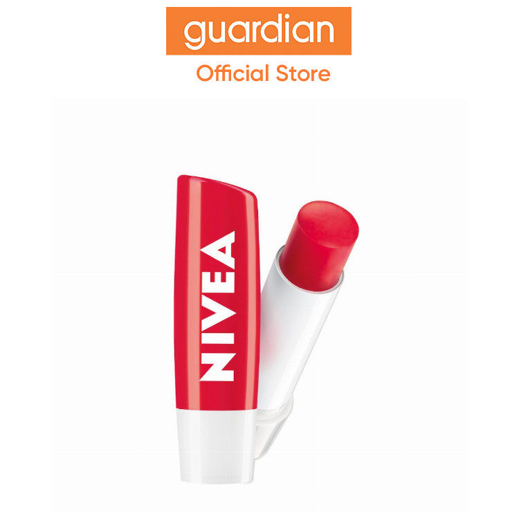 Nivea Fruity Shine Strawberry Lip Balm 4 8g Shopee Singapore