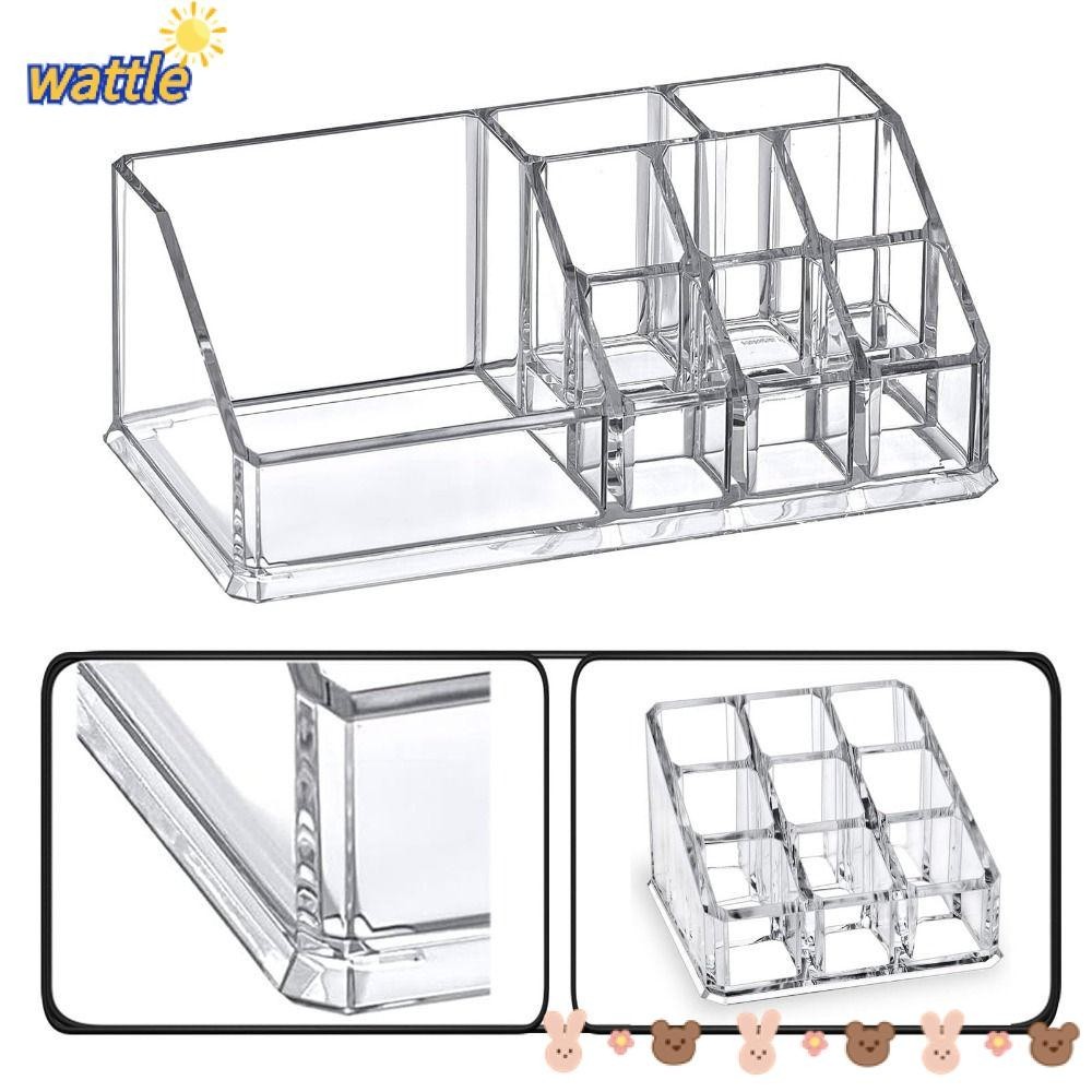 WATTLE Desktop Cosmetic Rack Multilayer Transparent Make Up Storage