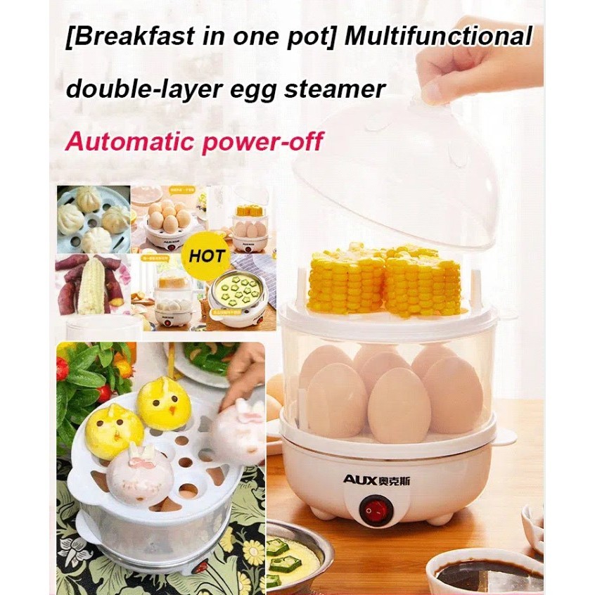 HOT Steam Heat Electric Cooker Intelligent Control Automatic Power Off Multi Functional Double