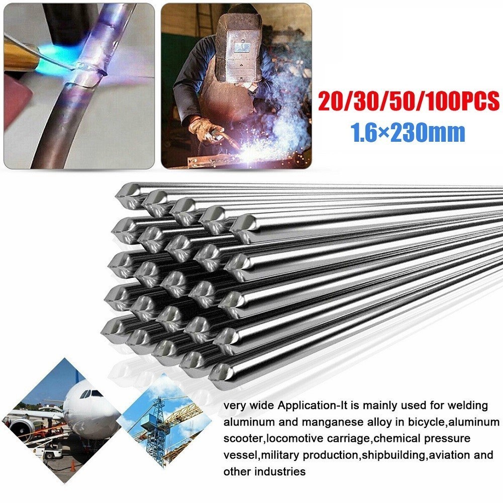 Hot1 6 230mm Aluminium Welding Rods Wire Brazing Easy Melt Solder Low