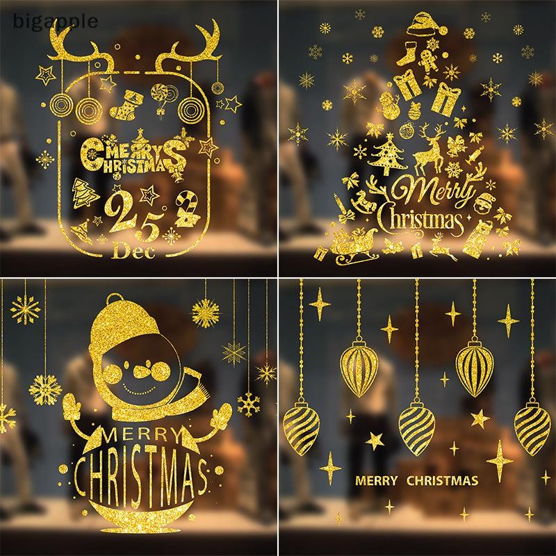 Bmsg Sheet Xmas Sticker Environmentally Friendly Golden High