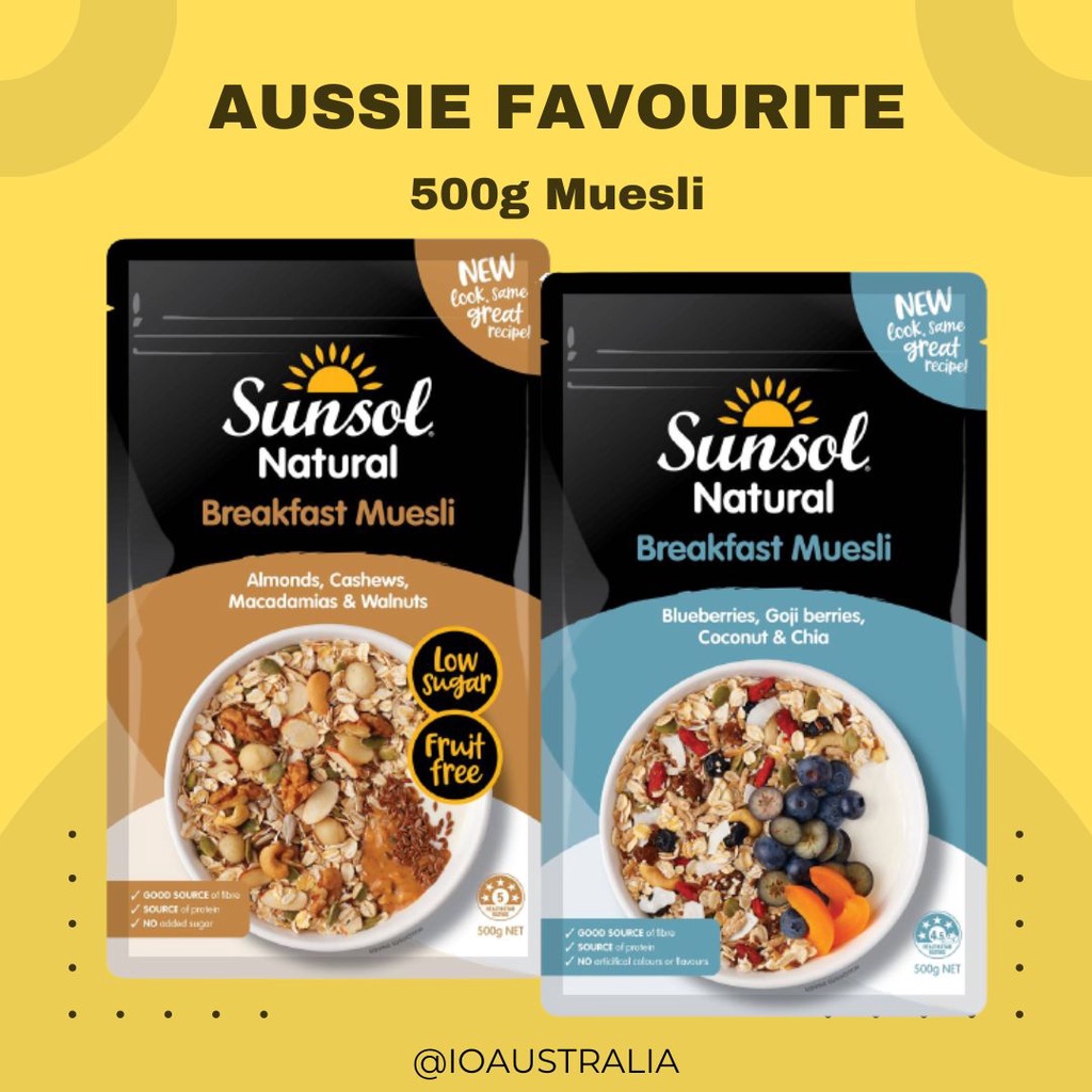 Sunsol Muesli G Assorted Flavours Shopee Singapore