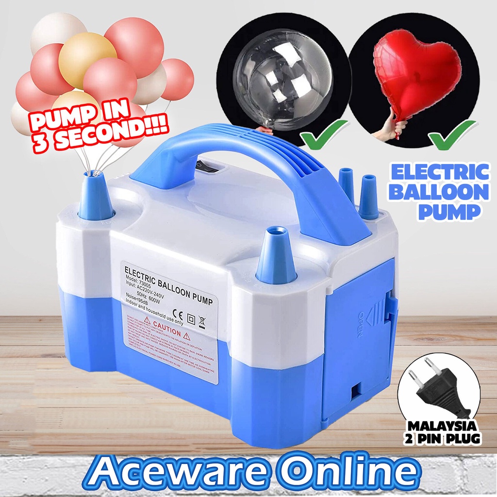 Electric Balloon Pump Belon Elektrik Pam Belon Elektrik Mesin Tiup