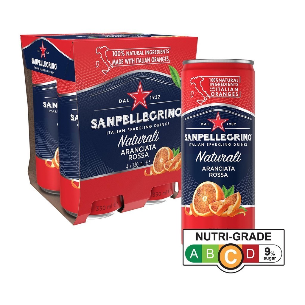 San Pellegrino Aranciata Rossa Sparkling Beverage 4 X 330ml Shopee