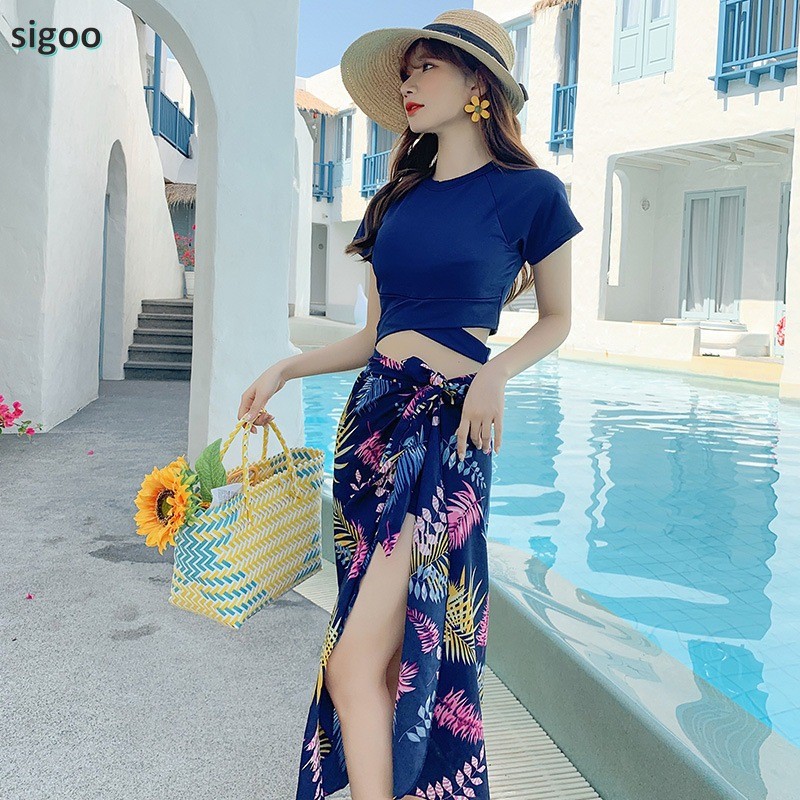 Women S Ready Stock Swimsuit Women S Three Piece Korean Version Hot