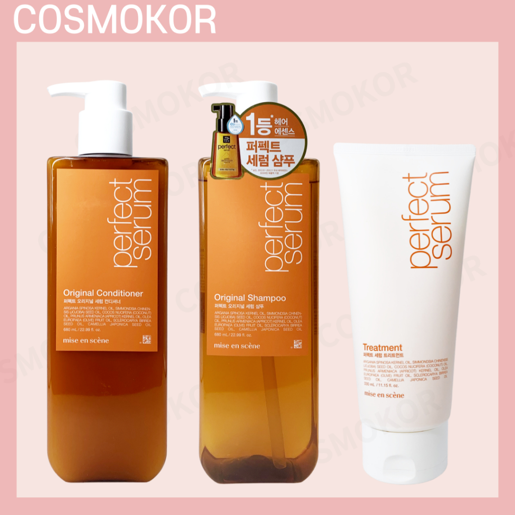 READY STOCK Mise En Scene Perfect Serum Treatment Pack 330ml