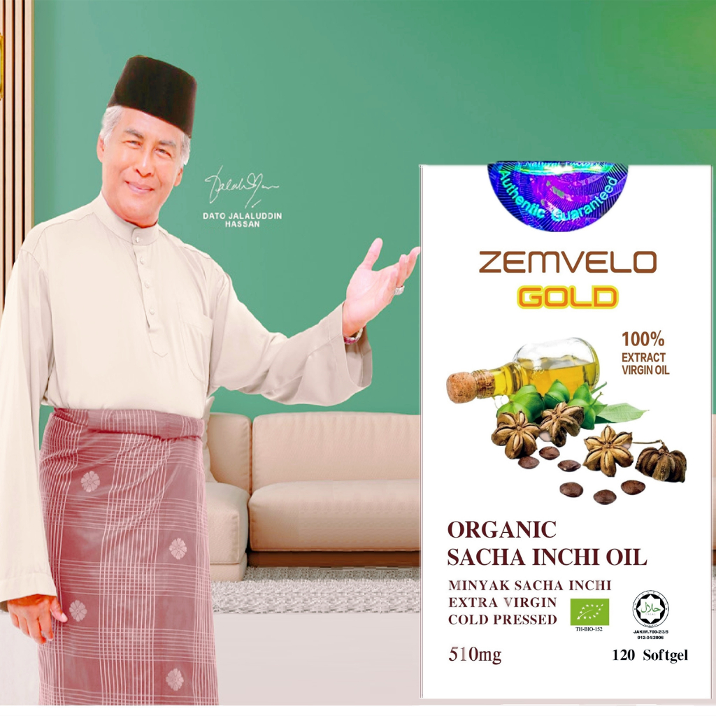 Official Store Zemvelo Gold Sacha Inchi Oil Softgel Mg Softgel