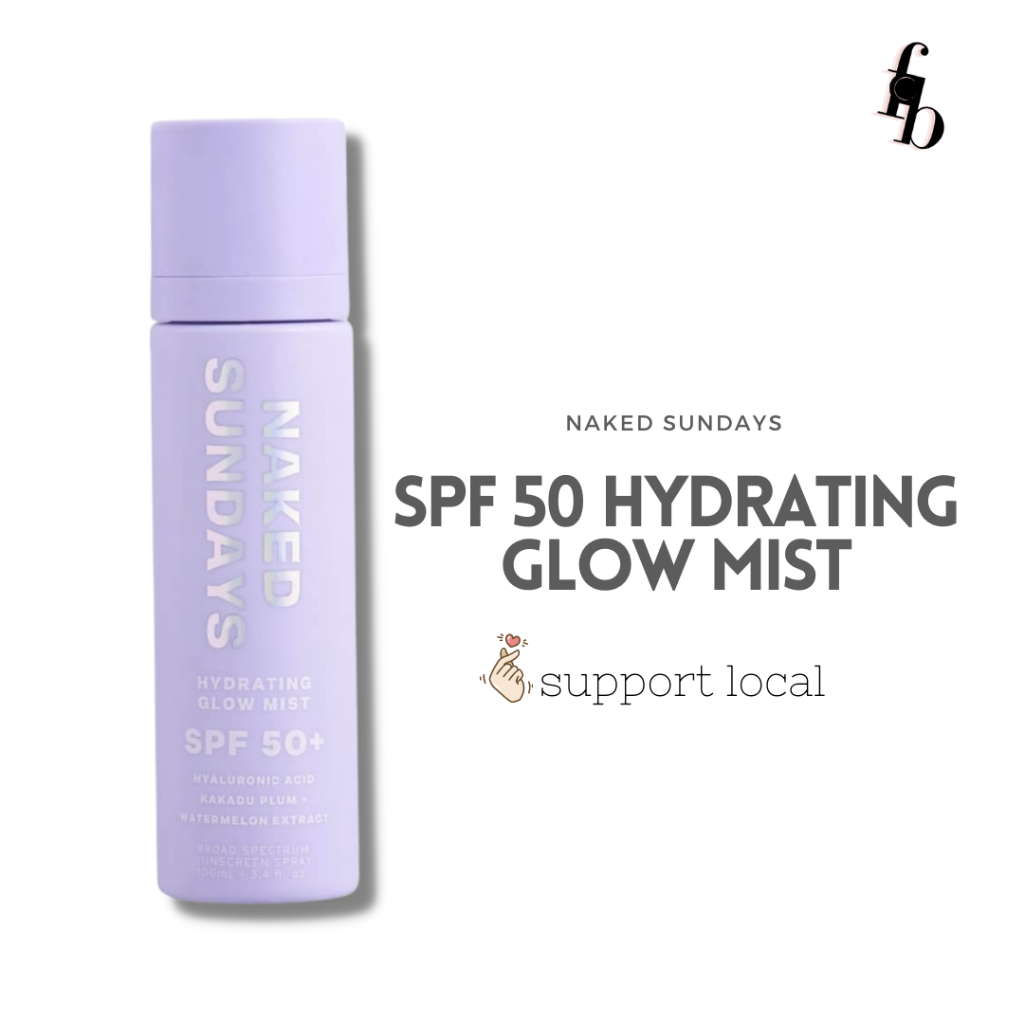 NAKED SUNDAYS SPF50 Hydrating Glow Mist Top Up Shopee Singapore