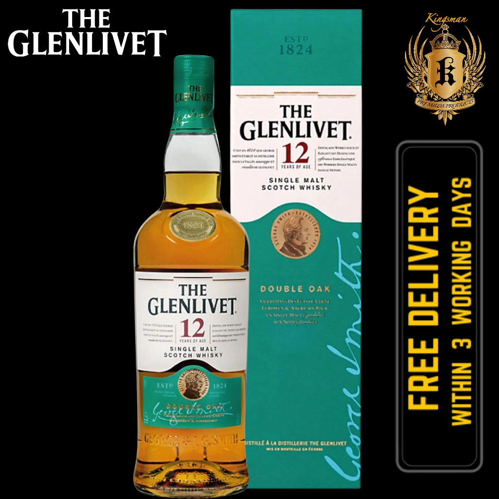 Glenlivet Years Double Oak Ml With Box Shopee Singapore