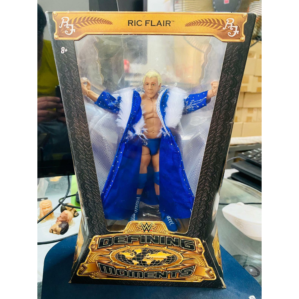 The Nature Boy Ric Flair Figure Mattel Wwe Defining Moments Blue Robe