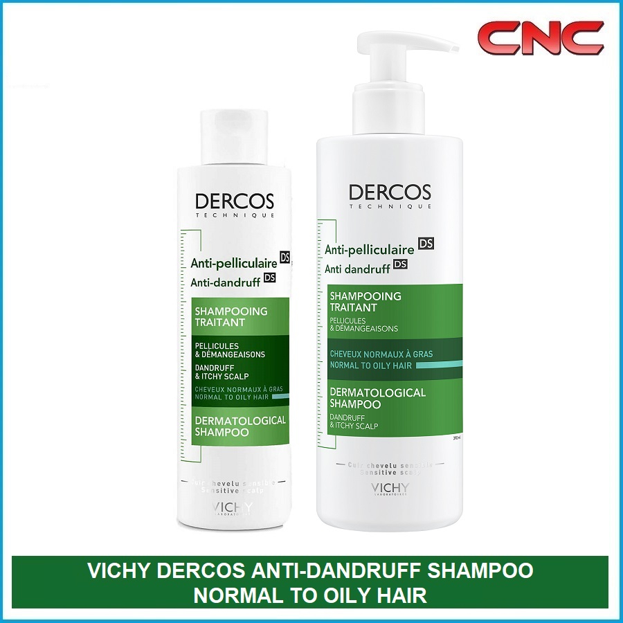 Vichy Dercos Anti Dandruff Shampoo DS Itch Scalp For Normal To Oily