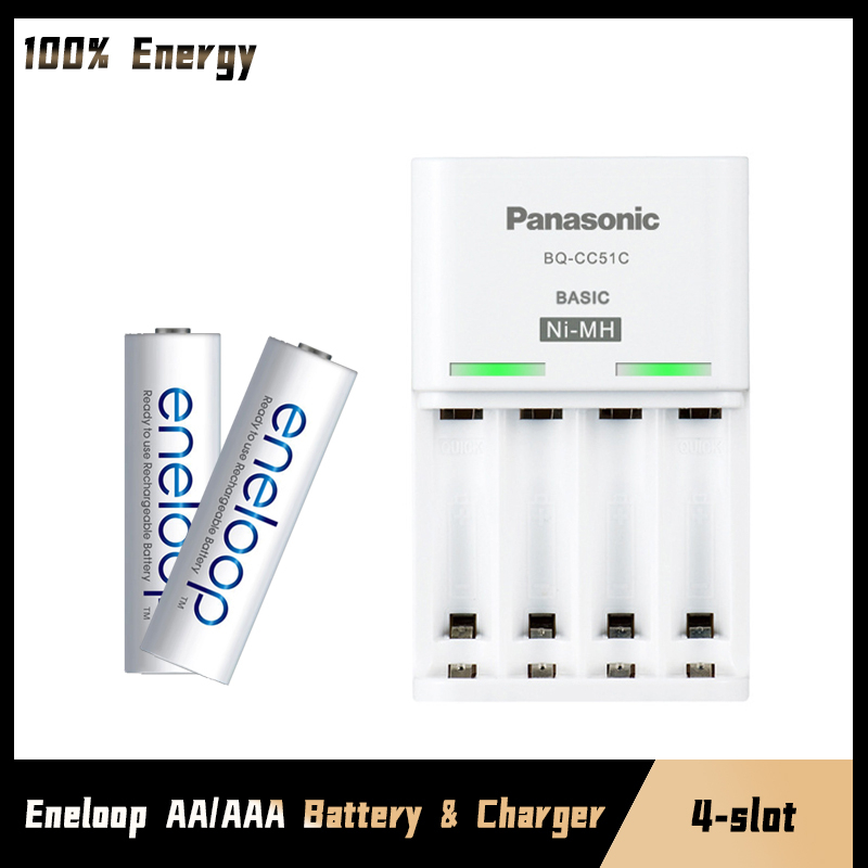 Slot Original Panasonic Eneloop Basic Ni Mh Battery Charger Bq Cc C